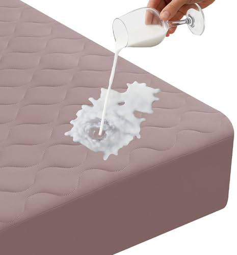 Ystyle Protector de Colchón Acolchado 140 x 200 cm, Soja | Funda Colchon Microfibra Transpirable y Anti Ácaros, Cubre Colchon Estira hasta 30 cm de Profundidad, Antimanchas Lavable