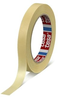 GWS tesakrepp Malerband Allzweckabdeckband Basic 4323, 50 m x 19 mm, gelblich