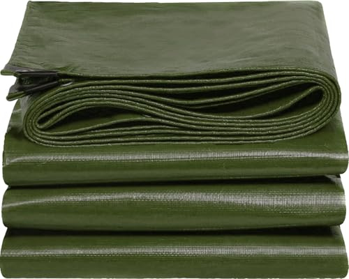 Lona Impermeable Exterior,plastico cubretodo,Lona Remolque,tarp,Toldo Reforzado PE 160 g/m² Protección contra UV,con Ojales de Acero Inoxidable,Cubretodo Múltiples Usos