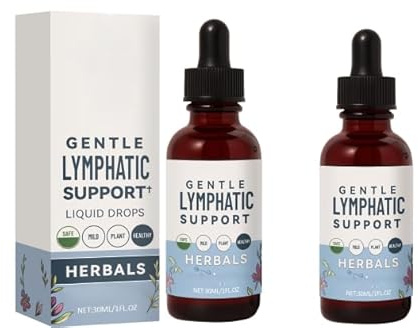 Lymfstöd flytande/skonsam vård/stödjer hudens vitalitet och elasticitet,2Pcs