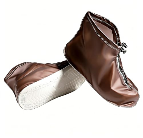 Wukemaoyi 1 paire de couvre-chaussures imperméables et réutilisables | Unisexe, convient pour la pluie, la plage, la rue et la neige.