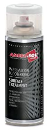 Ambro-Sol V400PAST10 Smalto Trattamento per Superfici, Antiruggine, Protegge dalla Ruggine le Superfici di Metallo, Copre Graffi e Imperfezioni, Bomboletta Spray in Banda Stagnata 400 ml, Bianco
