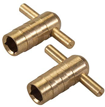 Dapetz® 2Pk Purgador Radiador Llave Par Bricolaje Herramientas Se Adapta a la Mayoría Doméstica Radiadores Nuevo