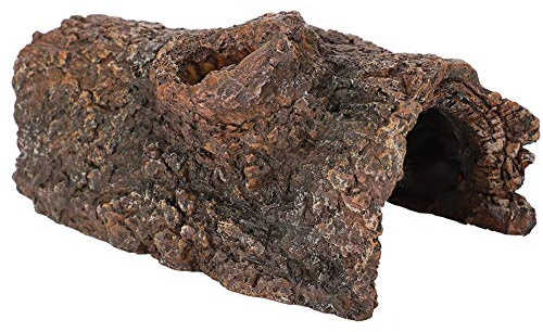 Rocher de Cachette de Reptiles, Grotte d'Amphibiens, Accessoires de Paysage pour Lézard Scorpion, Décoration d'Aquarium