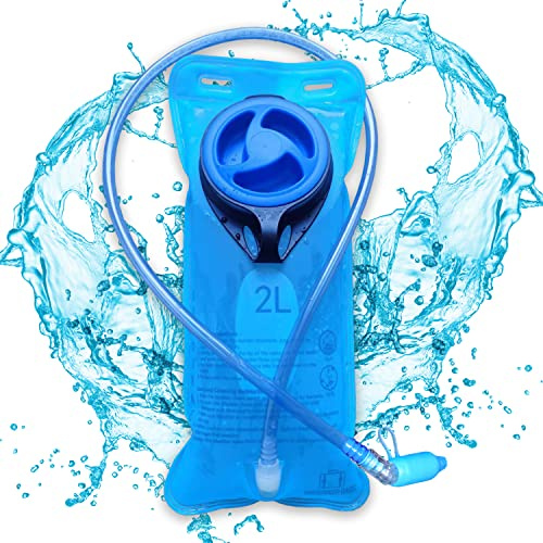 Sojourner Hydration Pack Backpack Bladder - 0.5 Gallon (2 Liter) Water Bladder for Festivals, Raves, Hiking, Biking, Running