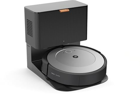 IRobot Roomba i1+ (i1556) - Anti-Tangle Brushes - Ideal for Pets - Smart Navigation - Self-Emptying Station - Recharges and resumes Cleaning - Voice and Remote Control