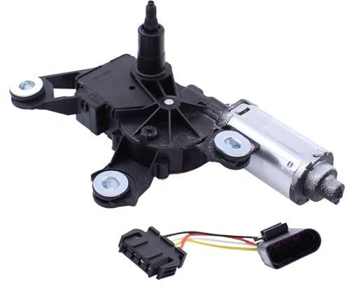 Wischermotor Heckscheibenwischer Motor Scheibenwischermotor Heckscheibe Scheibenwischer Scheibenreinigung Heckwischermotor mit Stecker hinten für A1 8X A6 4G A6 C7 4G A6 C5 4B A6 4F A6 C6 4F Q3 8U
