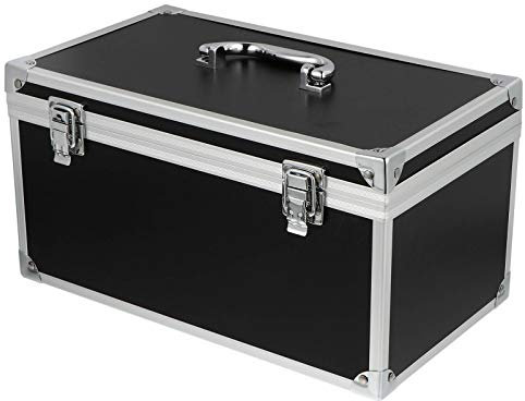 QUMIIRITY Boîte à Outils Multifonction Aluminium Caisse de Rangement Dure Portable pour Équipements Dimensions Boîte de Transport Robuste et Durable