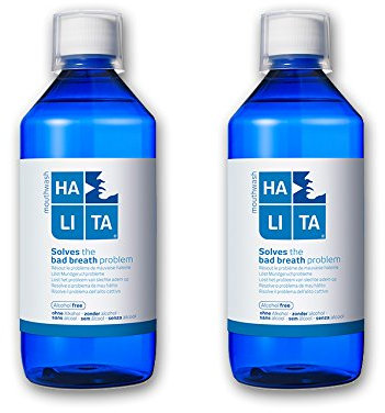 2 x Halita Mundspülung 2x500 ml - neue formel, glutenfrei
