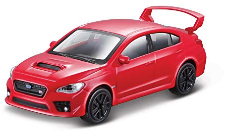 Bburago 1:43 Street Fire Subaru WRX STI (2017), Farblich Sortiert, Auto, Spielzeugfahrzeug, 3+ Jahre, Unisex, All Ages
