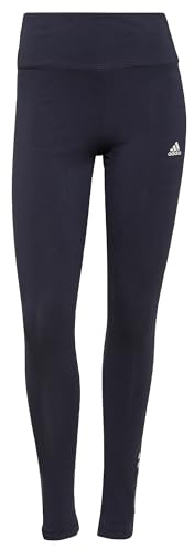 adidas Damen Essentials High-Waisted Logo Leggings, Legend Ink / White, XS