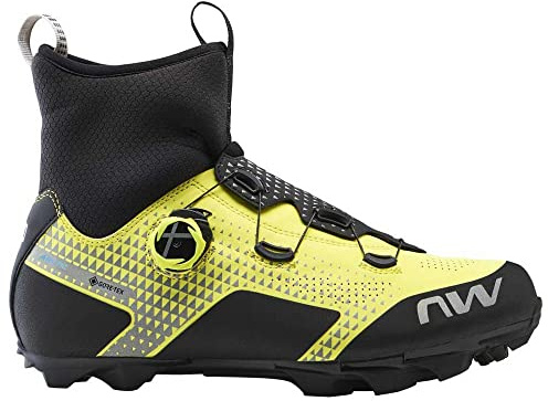 Northwave Celsius XC Arctic GTX Winter MTB Fahrrad Schuhe gelb/schwarz 2024: Größe: 45.5
