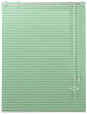 Sh000ad Veneziana in Alluminio Persiane Tapparelle,Tende da Sole Giorno e Notte,Verde Chiaro Oscuranti per Finestre Veneziane in Metallo Orizzontali 25mm Lama,Larghezza x Altezza (70x150cm)
