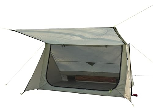 Nature Link Sirius Two Ultralight Backpacking Tent, 2 Person Trekking Pole Backpacking Tent, Waterproof, Compact, Single Wall, Bushcraft Shelter for Camping, Hiking, Kayaking
