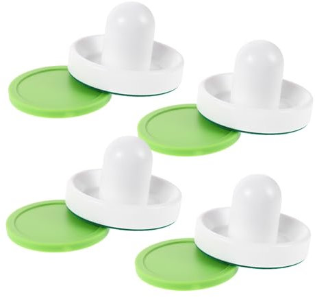 JOINPAYA Tragbares Hockeypuck-Set Mit Runden Ersatzpucks Aus Plastik Als Eishockey-spielstein Und Tisch-eishockeypuck Inklusive Hockey-Schieber Für Hockeytisch Pucks Für Tischhockey-Spiele