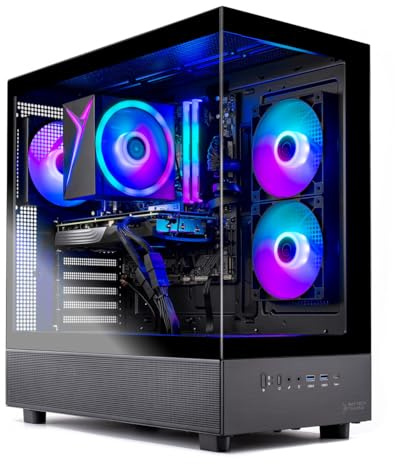 Skytech Gaming Azure 3 Gaming PC, AMD Ryzen 7 5700 3.7GHz, NVIDIA RTX 5060, 1TB NVMe SSD, 32GB DDR4 RAM 3200, 650W Gold PSU, Wi-Fi, Win 11, Desktop