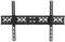 Wall TV Stand, Wall Mount Flat TV Monitor Bracket, Iron Flat & Curved Screen Holder, Diseño moderno con características de nivel, ideal para hotel, Bedroom, fácil instalación para televisores y