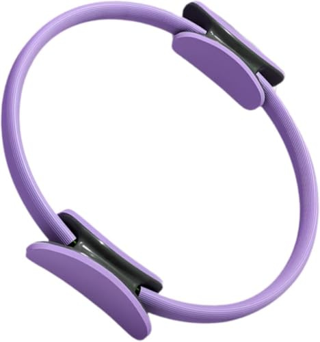 Louseshuer Ring Pilates, Cerchio Pilates, Cerchio Magico per Allenamento,Pilates Ring per Donne (Viola)