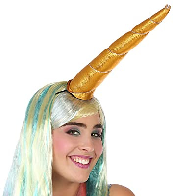 ATOSA corne licorne doré