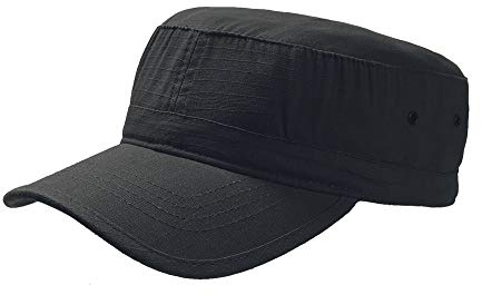 Atlantis Army Military Cap (One Size) (Black)