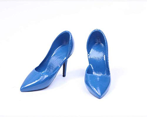 ZSMD 1/6 High Heels Anzug Damenschuhe Weiches Material 6 Farbe Optional Action Puppe Kleidung für HT VERYCOOL TTL Spiel PHICEN (D)