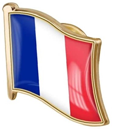 Ayrsjcl 1pc Repubblica Francese Bandiera Pin Badge Metal Bavero Pin Spilla Francia di Bandiera Badge Accessorio Novelty National Novelty