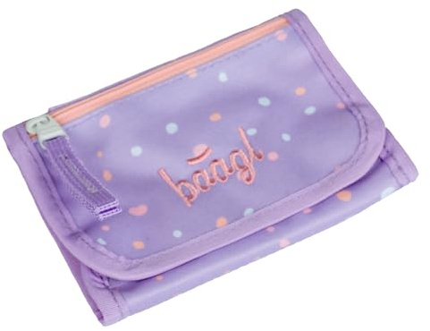 Baagl Brustbeutel Kinder - Geldbörse für Jungen - Geldbeutel, Mini Portemonnaie, Kleingeld Münzbörse (Lieblingstiere)