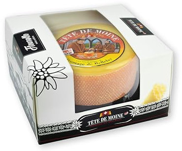 Fromage Tête de Moine + Appareil à racler | Fleurolle Box - 400g - Suisse