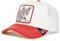 Goorin Bros. Wolf Fan The Wolf Lupo Bianco Rosso Berretto da Camionista Regolabile