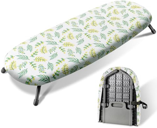 SheeChung Small Ironing Board 12x32,Foldable Tabletop Ironing Board