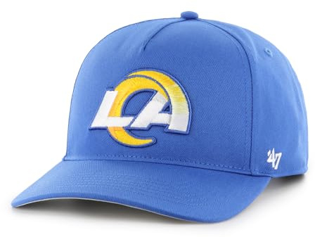'47 NFL Los Angeles Rams Hitch RF Unisex Baseball Cap, Adjustable Snapback Strap, Team Logo, Colour Montego