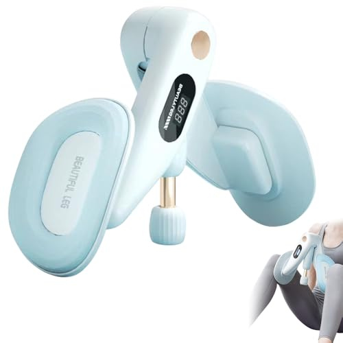 Allenatore per cosce, per pavimento pelvico, per donna, attrezzo per allenamento per glutei femminili, con contante intelligente (blu)