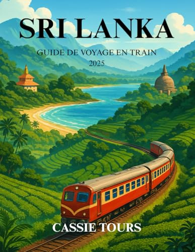 SRI LANKA GUIDE DE VOYAGE EN TRAIN 2025: Voyages ferroviaires panoramiques à travers les collines de thé, les joyaux côtiers, les villes culturelles ... pour une exploration inoubliable de l'île