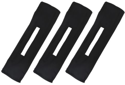 BETOOKY Bandeaux Noirs Bandeaux à Nœud Torsadé Lot de 3 en Fer et Polyester Créant Chignon Facile et Joli pour Chignon Ballerine Élégant pour Femmes