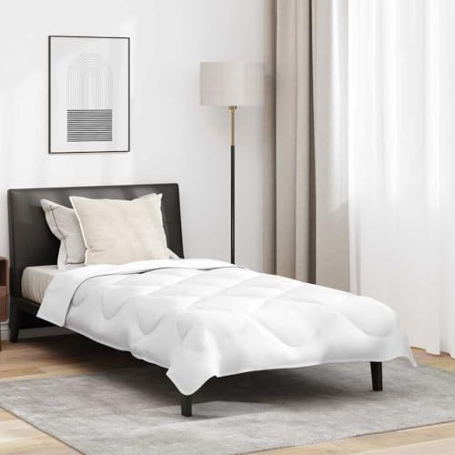 Générique Duvet d'été Simple avec Oreiller 2 pcs Blanc Microfibre,Maison & Jardin,Linge,Literie,Dessus-de-lit & couettes,Blanc,2.77 KG,3376467