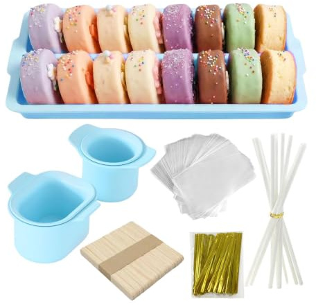 Cakepop Utstansare Bakningsutrustning Med Dubbel Bricka För Bakning | Cakesicle Utstansare För godis choklad bakning födelsedag desserter bröllop fest