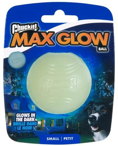 Chuck It Max Glow Dog Toy 5 cm Size S pour Chien 1 Unité