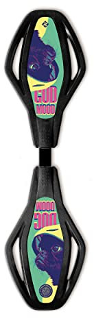 Streetsurfing Mini Waveboard I Design Doom Dog I Junior-Size Deck 74 x 20 cm I belastbar bis 102 kg besonders geeignet für Kinder bis 130 cm Körpergröße