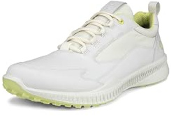ECCO Men's Hybrid NYC Waterproof Golf Shoe, Bianco, 11/11.5 UK