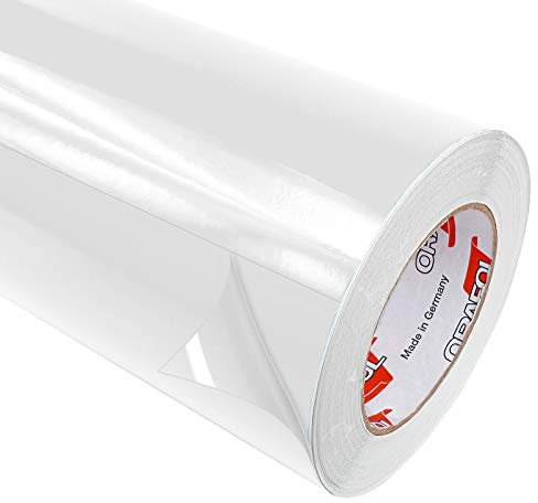DecoMeister Schutzfolie selbstklebend 63x100 cm | Möbelschutzfolie aus PVC – wasserfest und pflegeleicht | Wandschutzfolie gegen Kratzer und Flecken | Klebefolie für Möbeln | Durchsichtig Hochglanz