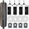 Set di 18 accessori per robot aspirapolvere Dreame L10s Pro Ultra Heat / L10s Ultra Gen 2 / X30 Ultral/Mova E30 Ultra, 1 spazzole principali, 4 filtri, 4 sacchetti, 4 spazzole laterali, 1 spazzola per