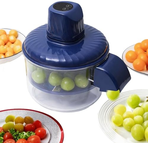Máquina Eléctrica Para Pelar Uvas | Herramienta De Cocina Inalámbrica Peladora,Pelador de Ajo Automático de Gran Capacidad,Para Granada Ajo Tomate Uva Fruta De Cactus Vegetal Patata