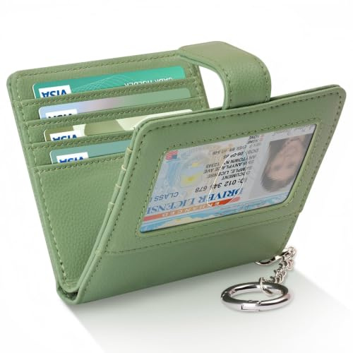 FurArt Bifold Wallet for Women with 9 Slots, RFID Blocking, ID Window, Compact Card Holder Wallet