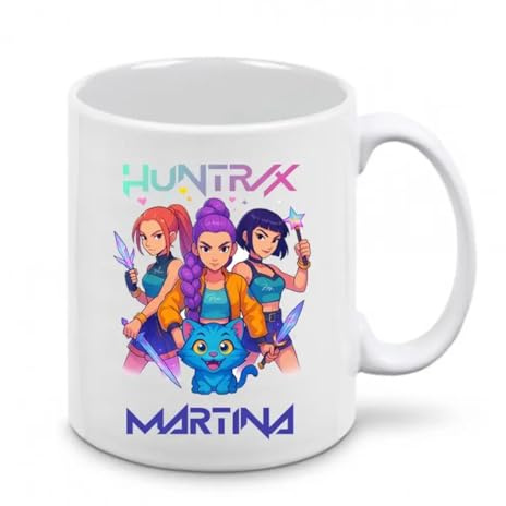 Generico Tazza mug in ceramica K-pop cacciatrici di demoni con possibilità di personalizzazione con nome natale pasqua regali mug latte idea simpatica tendenze
