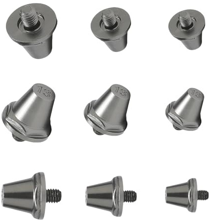 Lot de 12 crampons à vis en aluminium pour chaussures de football