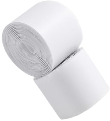 JOINPAYA Effect Pedal Board Tape White 2 Rolls Guitar Pedal Hook and Loop Mounting Tape 2m