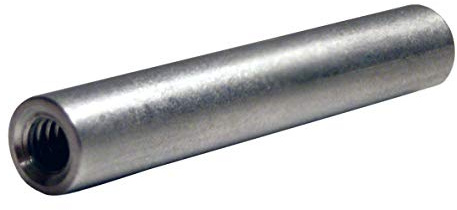 Small Parts 141608RFA Aluminum Female Threaded Round Standoff, 1/4 OD, 1 Length, 8-32 Thread Size (Pack of 25)