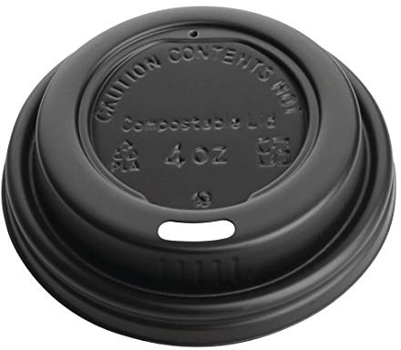 Fiesta Green DY982 Compostable Espresso Cup Lids 113ml / 4oz (Pack of 50)