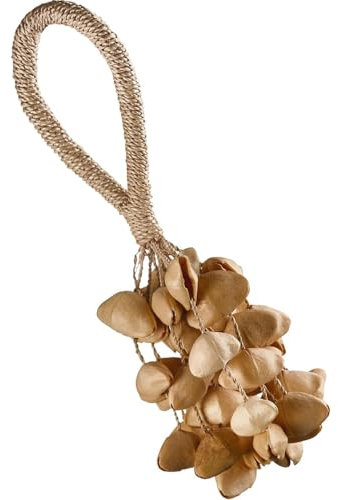 Sonic Energy Kenari Nussschalen Shaker – Ca. 23 cm – Soundeffekt-Instrument für Therapie und Percussion – Mit Handgelenkband (SKRS)