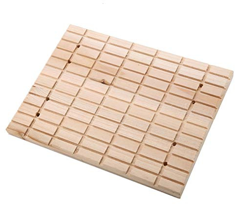 SALUTUYA Griffes en Bois pour Animaux de Compagnie Planche à gratter Planche de meulage de Lapin Durable Chinchilla pour écureuil